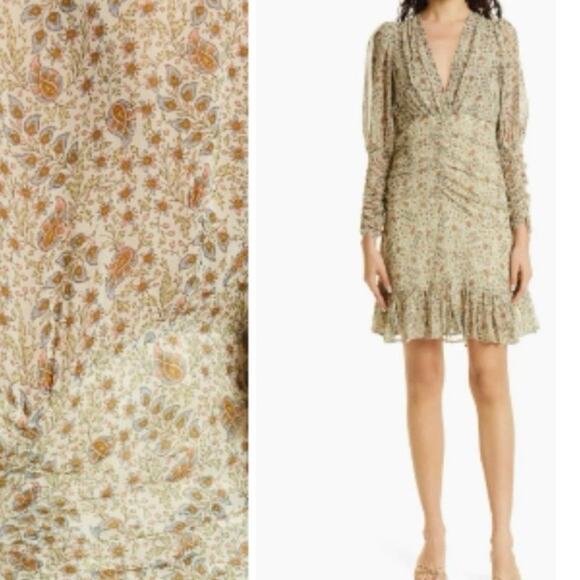 by Timo Print V-Neck Long Sleeve
Georgette Dress size M - Picture 9 of 9